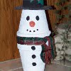 Kid's Clay Pot Snowman