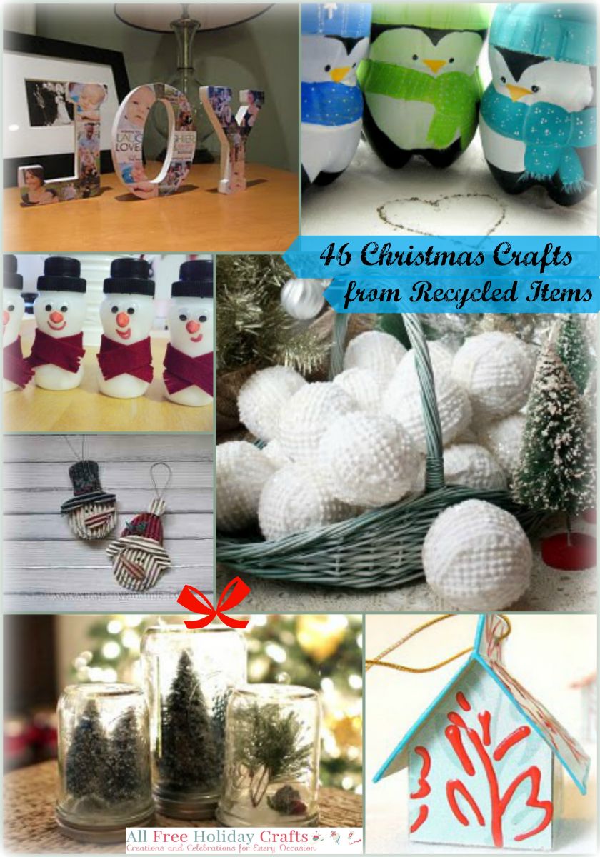 52 christmas crafts from recycled items 52 christmas crafts from recycled items
