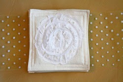 Lacy Doily Coasters