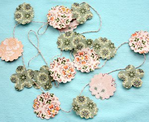 Punched Paper DIY Garland Punched Paper DIY Garland: National Craft Month Project & Giveaway