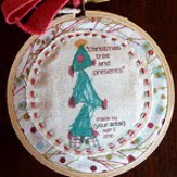 Mini Monet Christmas Ornament Tutorial