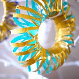 Toilet Paper Roll Wreath Ornaments
