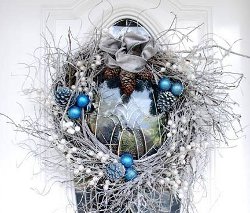 Winter Willow Wreath