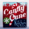 Candy Cane Kitchen Sign