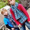 Lil Dude Flannel Scarf with Treasure Pocket