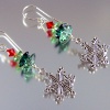 Snow in the Forest Earrings