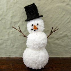 Mini Knitted Snowman