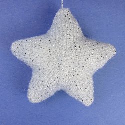 Glitter Yarn Stars