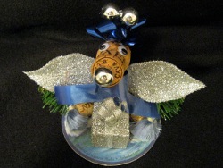 Recycled Champagne Cork Bear