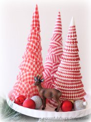 Cupcake Liner Cone Trees