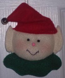 Felt Elf Ornament