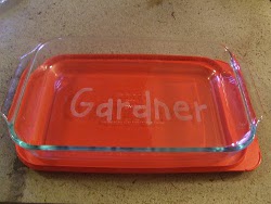 Personalized Casserole Dish