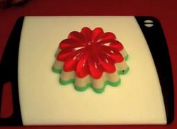 Poinsettia Christmas Soap