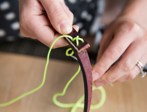 DIY Graphic Leather Dog Leash