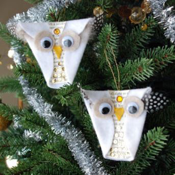 Snowy Owl Ornaments