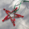 Beaded Christmas Star Ornament