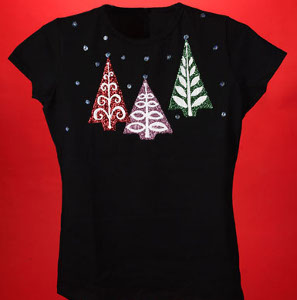 Colorful Christmas Tree Tee