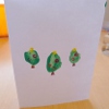 Thumb Print Christmas Tree Cards